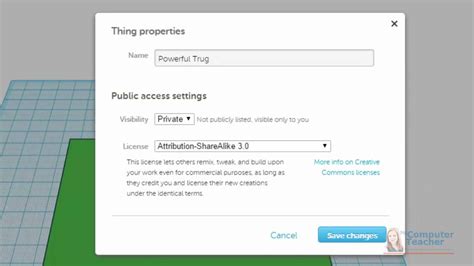 how to save on tinkercad.